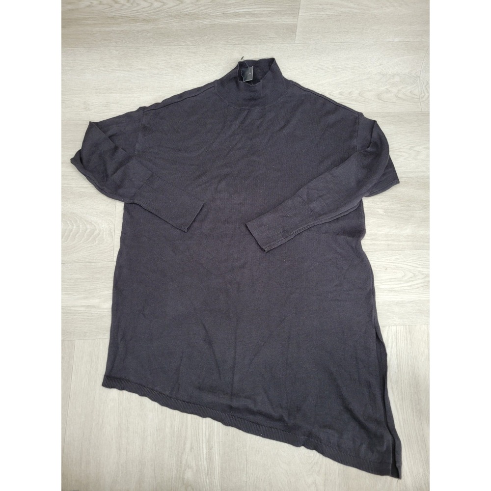 Worthington Women's PM Black Turtleneck Top NWT Cotton Rayon Petite Medium